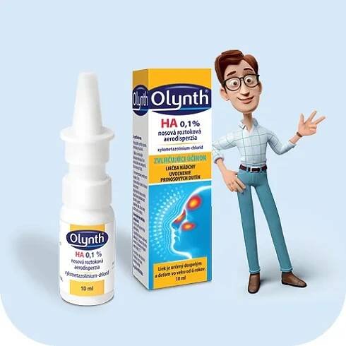 Olynth HA 0,1 % 1×10 ml, liek, aerodisperzia