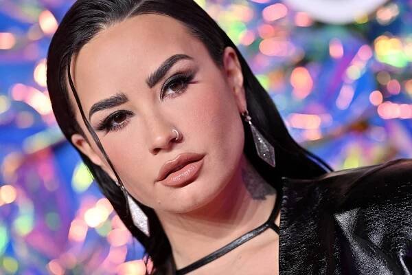 Demi Lovato attends the 2023 MTV Video Music Awards at Prudential Center on September 12, 2023 in Newark, New Jersey.