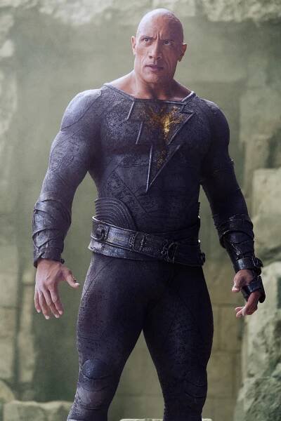BLACK ADAM, Dwayne Johnson as Black Adam, 2022. ph: Frank Masi / © Warner Bros. / Courtesy Everett Collection