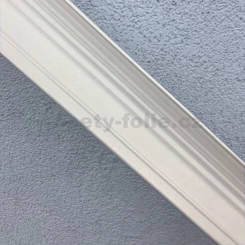 Polystyrenové dekorativní lišty, rozměr 1000 x 60 x 80 mm, bílá s vroubky | tapety-folie.cz
