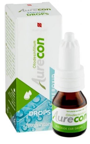 Aurecon Peroxid drops ušní kapky 10 ml
