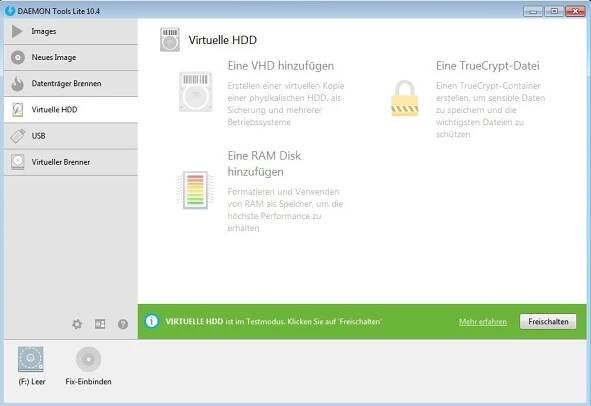 Daemon Tools Lite Download: Virtuelle Laufwerke verwenden