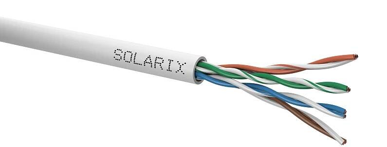 Instalační kabel SOLARIX CAT5E UTP PVC Eca 305m/box SXKD-5E-UTP-PVC 27655141