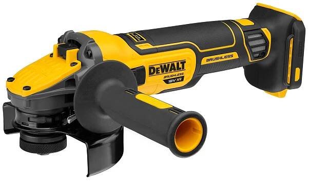 AKU úhlová bruska se spojkou a brzdou DCG409 18V XR, 125mm, T-Stak