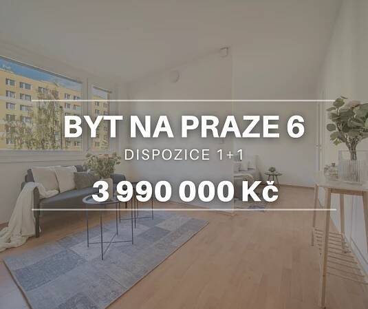 PRODEJ BYTU 1+1 NA PRAZE 6, ULICE ŠPANIELOVA