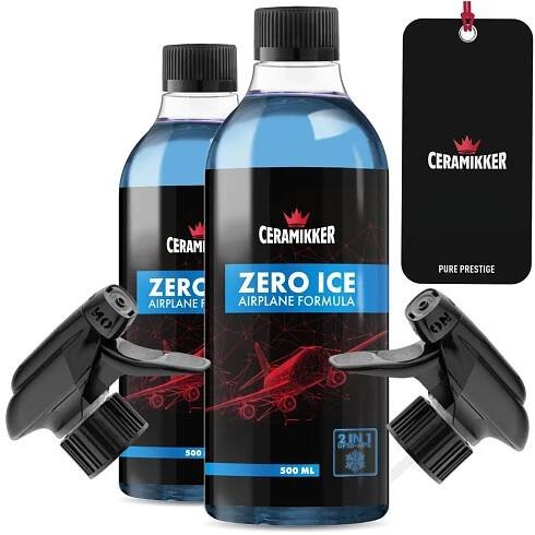 SILNÝ Odmrazovač pro automobilová skla Spray ZERO ICE Odmrazovací kapalina 2x