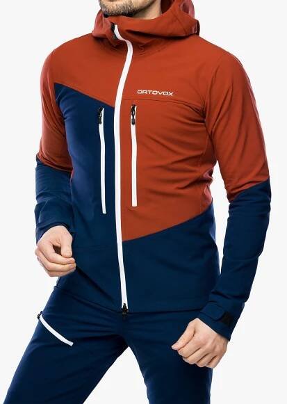 Bunda Ortovox Westalpen Softshell Jacket - clay orange