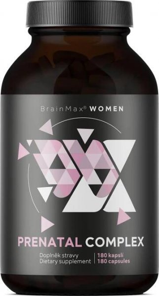 BrainMax Prenatal Complex, 180 rostlinných kapslí