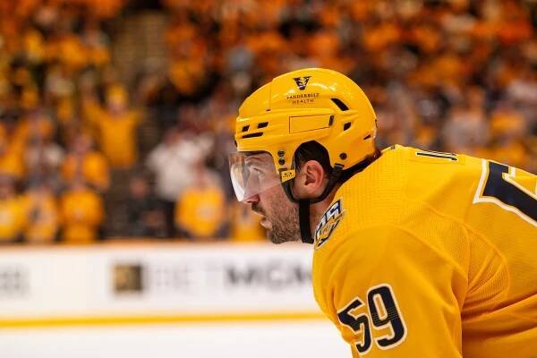 NHL: Stanley Cup Playoffs-Vancouver Canucks at Nashville Predators