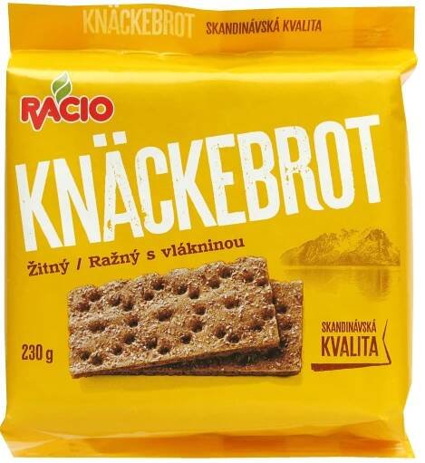 Racio Knäckebrot žitný s vlákninou 230 g