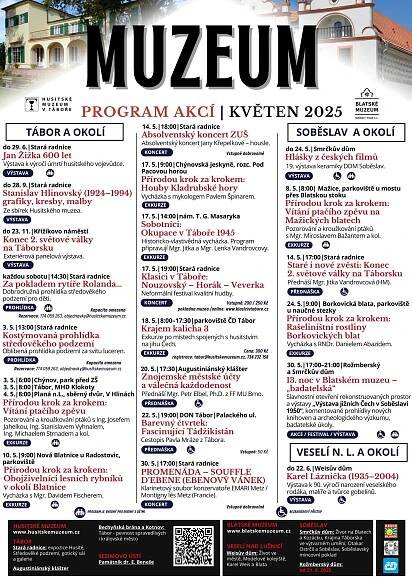 Husitské muzeum v Táboře - Nejen o husitství… | Program květen 2025