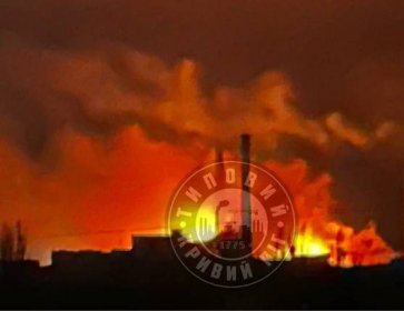 Ukrajinské speciální služby se domnívají, že výbuch a požár v zařízení v Krivoj Rogu mohly být sabotáží