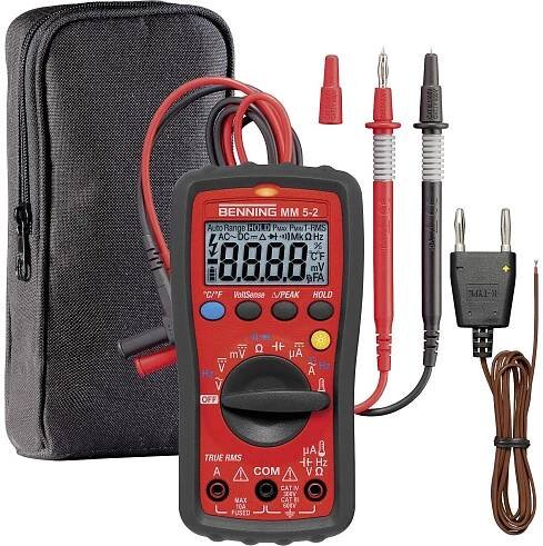 Benning MM 5-2 multimetr, CAT III 600 V, CAT IV 300 V, displej (counts) 6000, 044071 : Půhy.cz