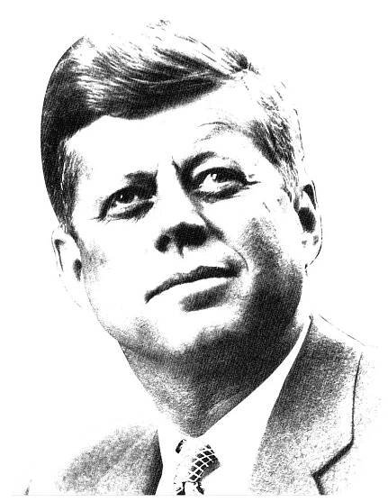 John F. Kennedy Sketch Wallpaper