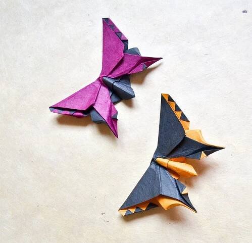 Origami Butterfly: Schéma a tipy, jak vyrobit motýla pro děti