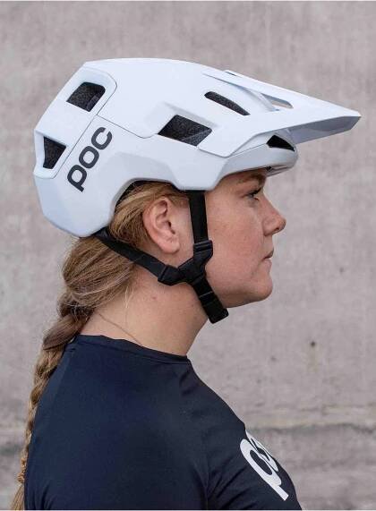 Cyklistická přilba enduro POC Kortal - hydrogen white matt