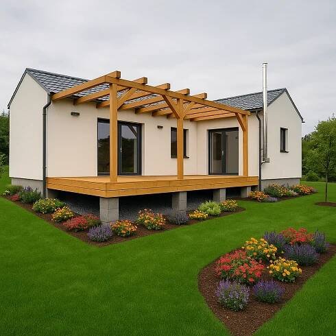 Dřevostavba EASY 64 ve Zdemyslicích u Plzně - EasyHomes