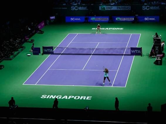 2015 WTA Finals Singapore: How unique wood hardcourts are made - Sports Illustrated