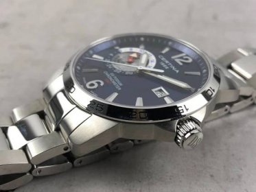 Švýcarský NOVÝ chronometr Certina – typ DS Podium GMT, světový čas - Šperky a hodinky