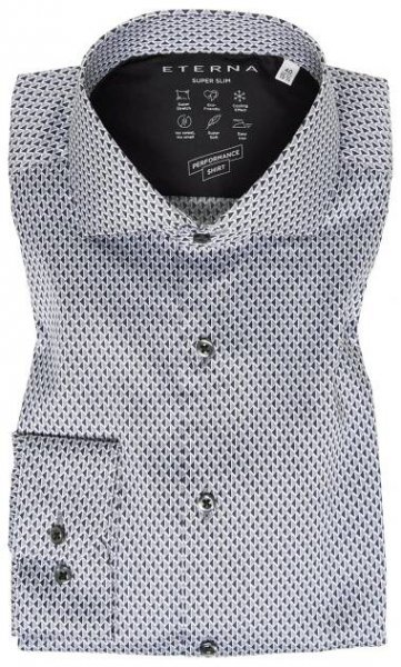 Košile Eterna Super Slim Functional šedá