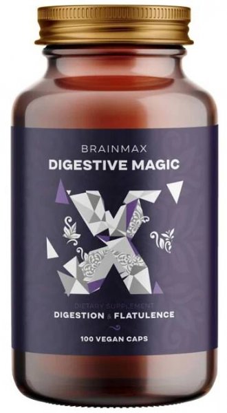 brainmax digestive magic travici enzymy 100 kapsli
