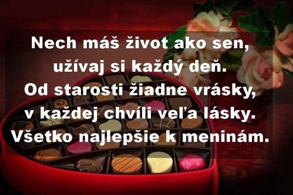 Všechno nejlepší k narozeninám 150 krásných blahopřání k jmeninám - TopDen.cz