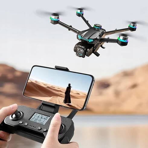 MINI KOMBO DRON FLY RC OVLADAČ S LCD PRO WIFI 20 MINUT LETU 5 G + DÁLKOVÉ OVLÁDÁNÍ Značka ostatní