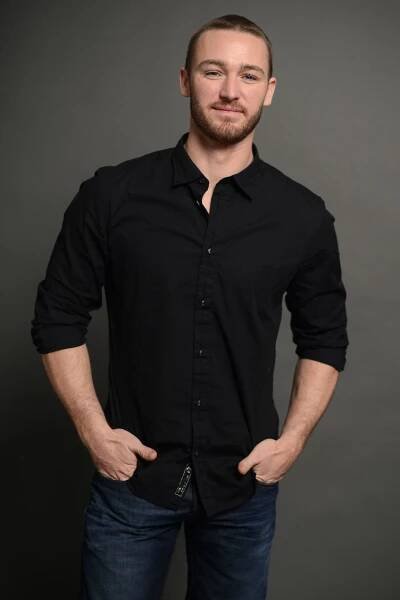Actor Jake McLaughlin attends the 2014 NBCUniversal TCA Winter Press Tour Portraits at Langham Hotel on January 19, 2014 in Pasadena, California. 