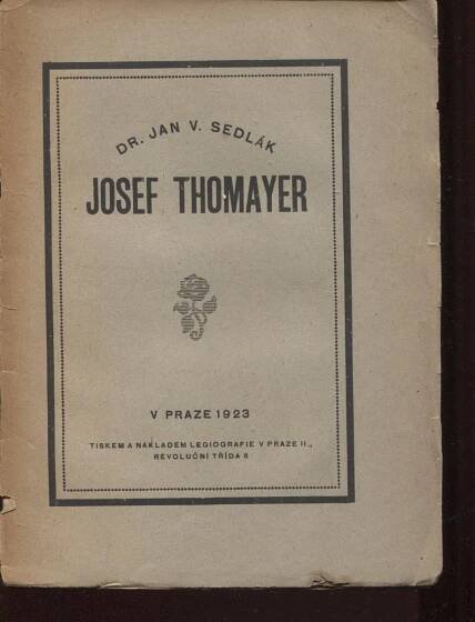 Josef Thomayer - Odborné knihy