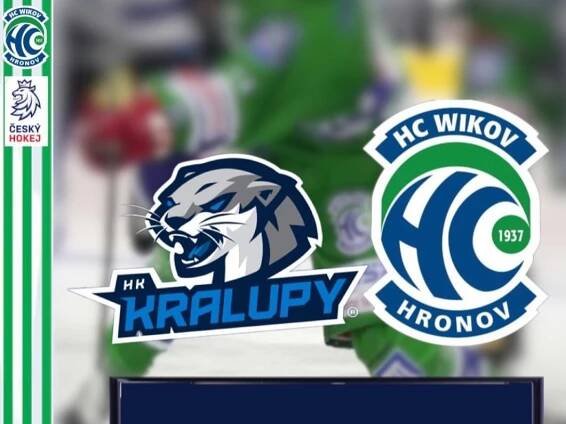 HK Kralupy nad Vltavou HC Wikov Hronov 2:1