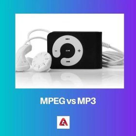 MPEG vs MP3: Rozdíl a srovnání