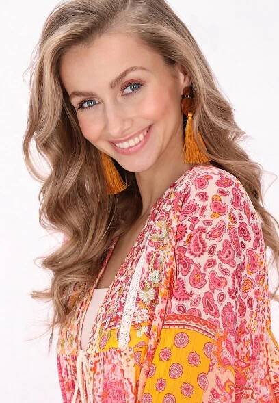 IZIA Halenka 'Boho' – oranžová