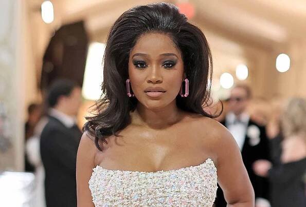 Keke Palmer attends The 2023 Met Gala Celebrating "Karl Lagerfeld: A Line Of Beauty" at The Metropolitan Museum of Art on May 01, 2023 in New York City.