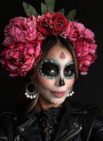 Halloween Eyes, Halloween Party, Haloween, Sugar Skull Makeup Tutorial, Day Of Dead Makeup