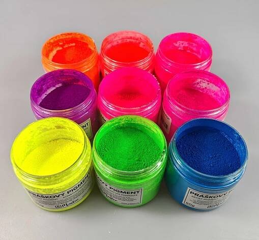 Práškové pigmenty Master Fluorescent – vyberte odstíny - Artikon.cz