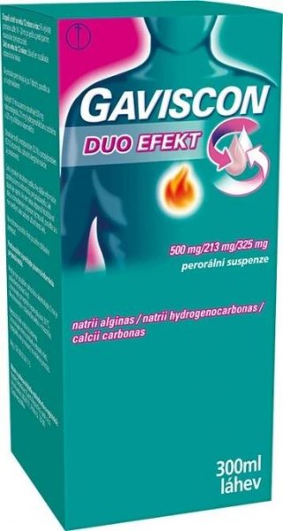 GAVISCON DUO EFEKT POR 500MG/213MG/325MG POR SUS 1X300ML I