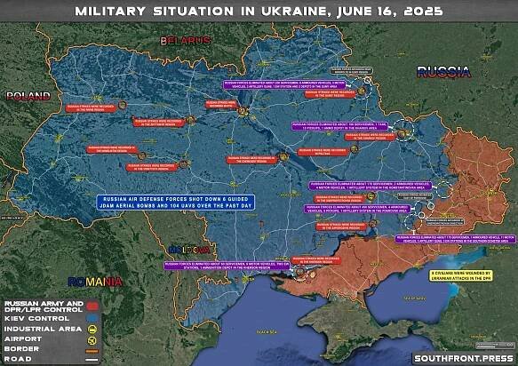 Military Situation In Ukraine On June 16, 2025 (Map Update)