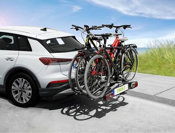 Bild mit Fahrrädern und Fahrradträger Finch