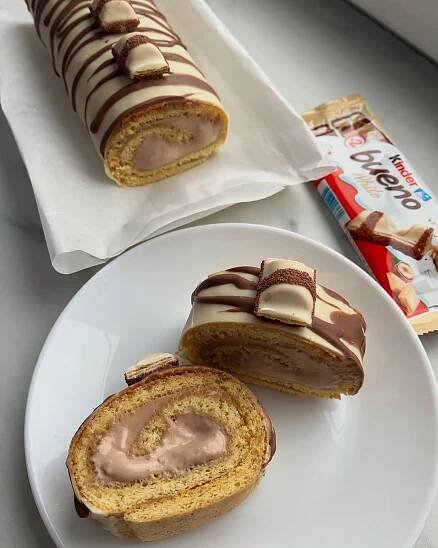 Skvelá Kinder bueno white roláda – Recept