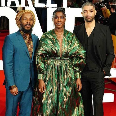 Ziggy Marley, Lashana Lynch, and Kingsley Ben-Adir attend the UK premiere of Bob Marley: One Love, at the BFI IMAX, London. Picture date: Tuesday January 30, 2024