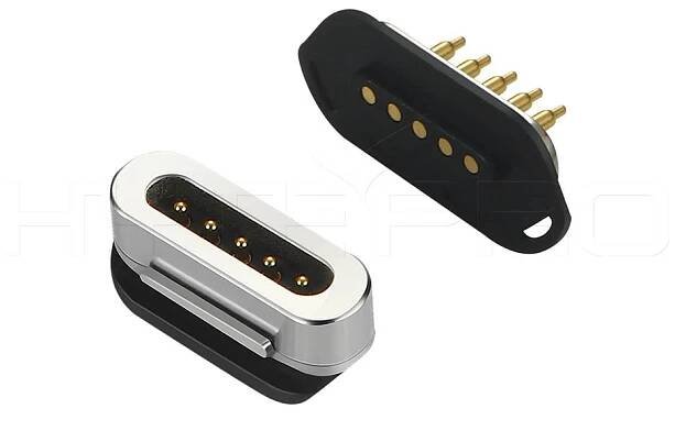 Panel mount 5 pin magnetic connector M425NP