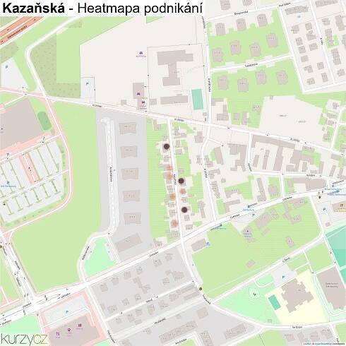 Kazaňská - mapy | Kurzy.cz