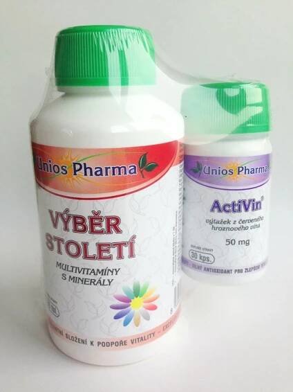 Unios Pharma Výběr století multivit.+ miner. 180 tablet