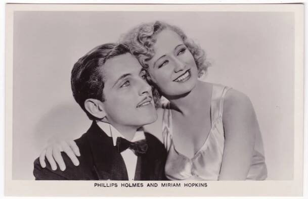 Phillips Holmes and Miriam Hopkins. Film Partners P 38