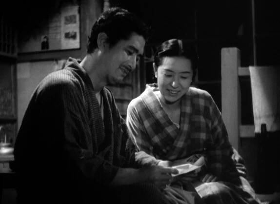 Kaze no naka no mendori - Z filmu - Šúdži Sano, Kinujo Tanaka