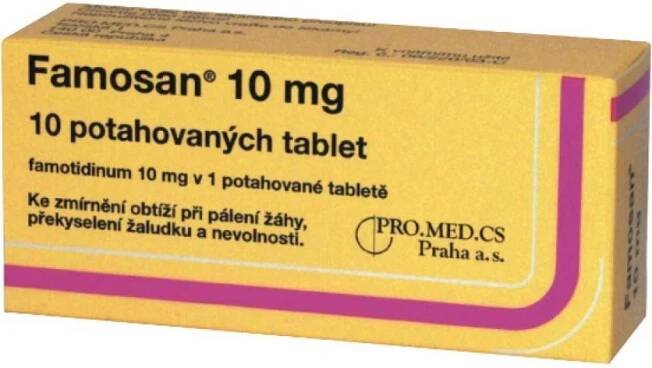 FAMOSAN POR 10MG TBL FLM 10