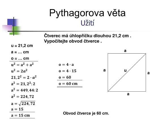 PPT - Pythagorova věta PowerPoint Presentation, free download - ID:4003535