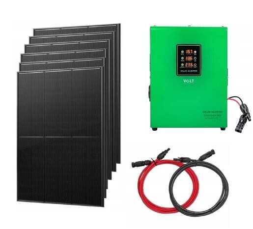 SOLÁRNÍ SET PRO OHŘEV VODY MĚNIČ NAPĚTÍ VOLT BOOST 3000W MPPT 4x 550W