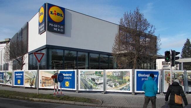 Nový Lidl v Olomouci chystá otevření. Takto teď vypadá