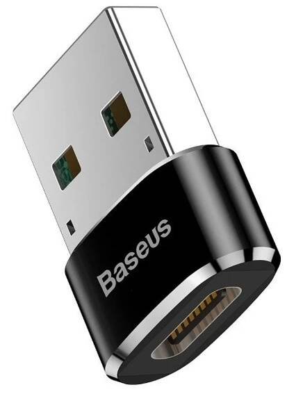 Redukce Baseus USB/USB-C (CAAOTG-01) černá